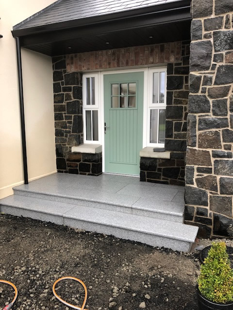 Featured image of post Front Door Steps With Ramp / To create the ramp, measure from the distance from the top of the landing to concrete base.